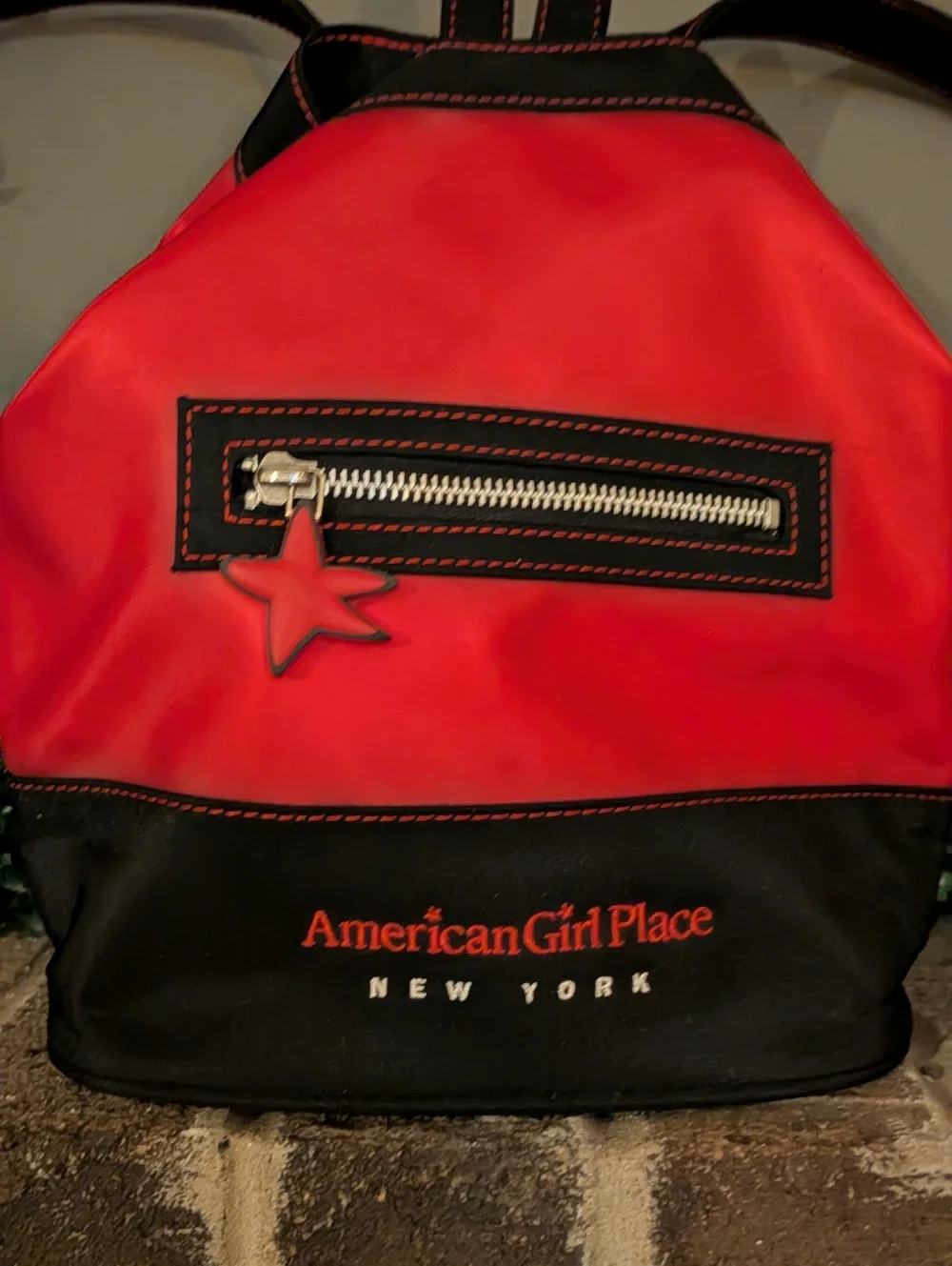 American Girl Place New York Mini Backpack - Red & Black